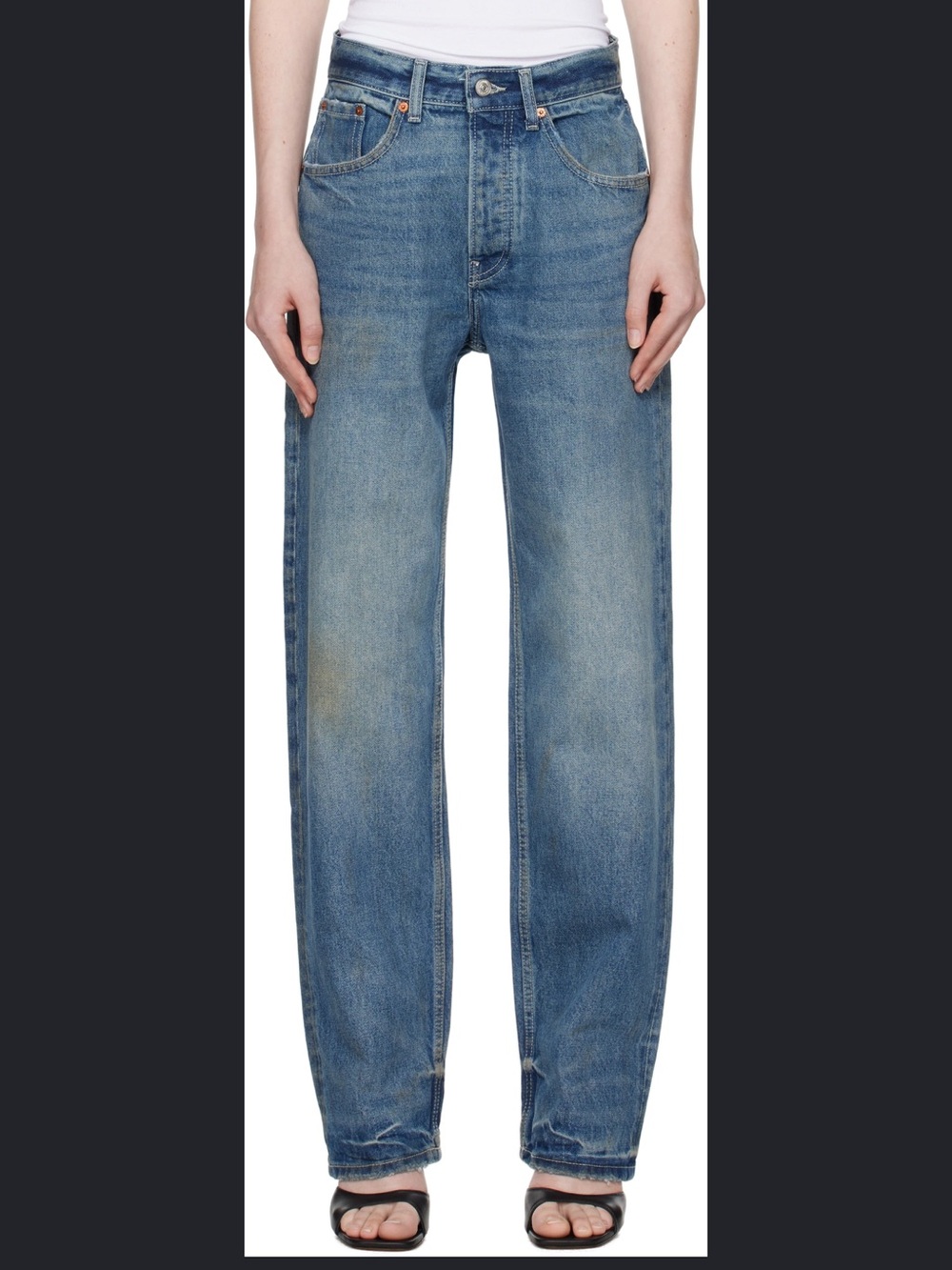 Aya Muse Baggy Jeans - Blue - Size XS - Worn once!!
